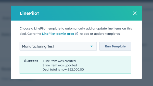 LinePilot button